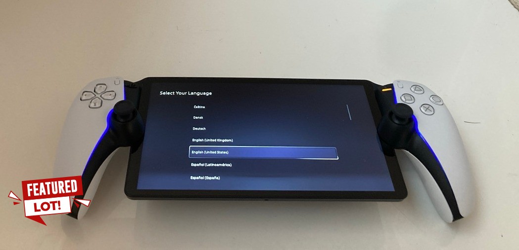 Lot 23  
            Edinburgh SR33 - Delivery Only 

                
SONY PLAYSTATION PORTAL REMOTE PLAYER (ORIGINAL RRP - £199): MODEL NO CFI-Y1016  ...