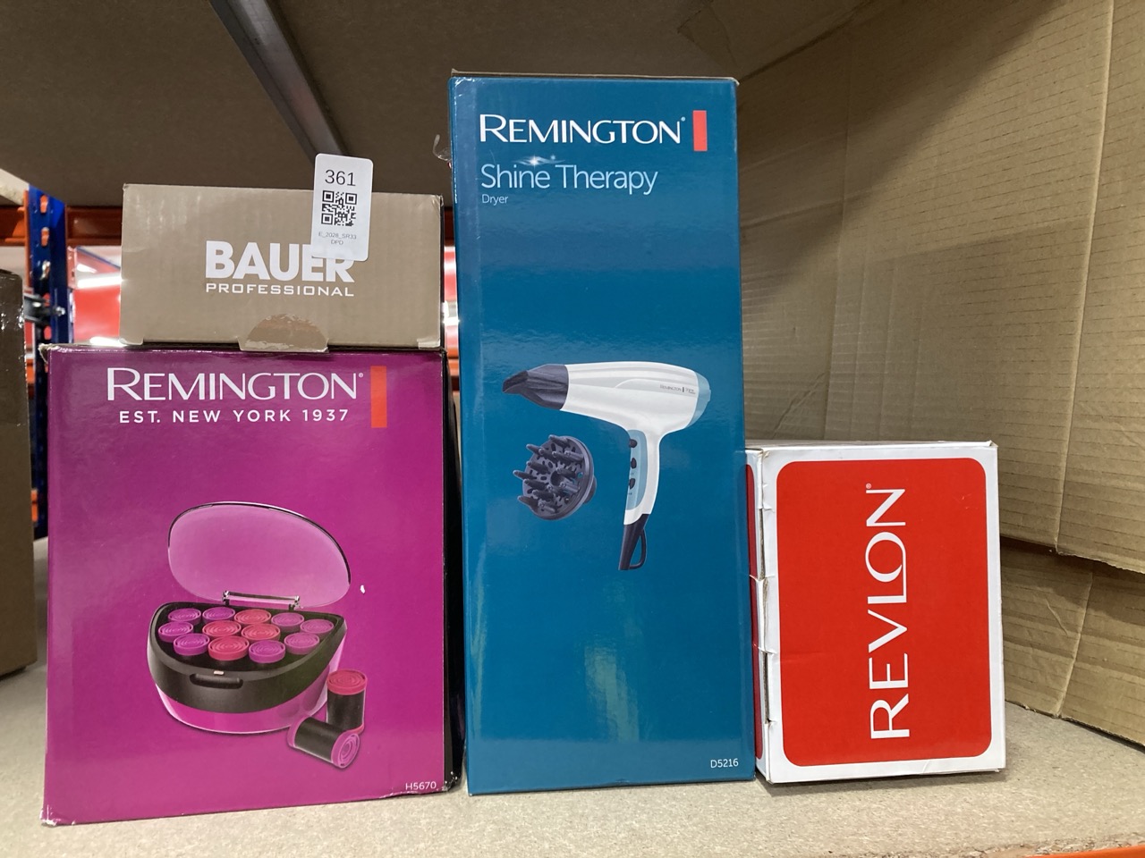 Lot 361  
            Edinburgh SR33 - Delivery Only 

                
QUANTITY OF HEALTH & BEAUTY ITEMS TO INCLUDE REVLON SALON ONE-STEP HAIR DRYER & V...