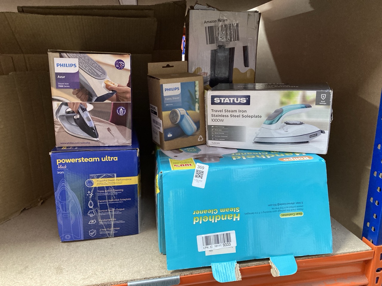 Lot 369  
            Edinburgh SR33 - Delivery Only 

                
QUANTITY OF KITCHEN & APPLIANCES ITEMS TO INCLUDE RUSSELL HOBBS POWERSTEAM ULTRA ...