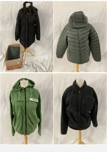 Lot 437  
            Edinburgh SR33 - Delivery Only 

                
QUANTITY OF MENS CLOTHING TO INCLUDE TO BLACK JACKET SIZE LARGE : LOCATION - E RACK