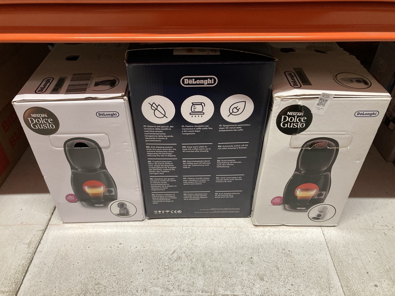 Lot 438  
            Edinburgh SR33 - Delivery Only 

                
QUANTITY OF KITCHEN & APPLIANCES ITEMS TO INCLUDE DE'LONGHI NESCAFÉ DOLCE GUSTO P...