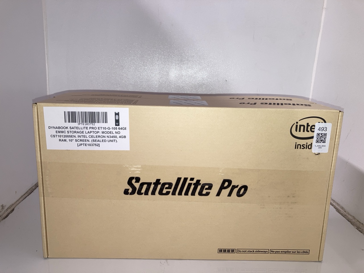 Lot 493  
            Edinburgh SR33 - Delivery Only 

                
X2 DYNABOOK SATELLITE PRO ET10-G-105 64GB EMMC STORAGE LAPTOP: MODEL NO CST101200...