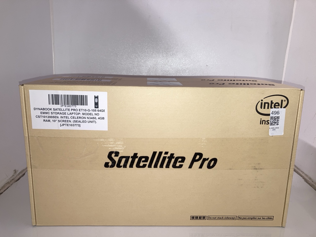 Lot 496  
            Edinburgh SR33 - Delivery Only 

                
X2 DYNABOOK SATELLITE PRO ET10-G-105 64GB EMMC STORAGE LAPTOP: MODEL NO CST101200...