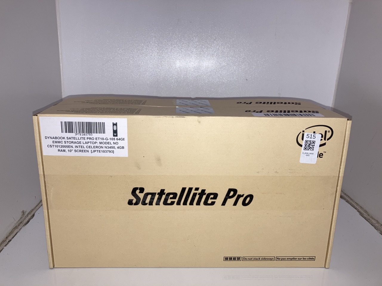 Lot 515  
            Edinburgh SR33 - Delivery Only 

                
X2 DYNABOOK SATELLITE PRO ET10-G-105 64GB EMMC STORAGE LAPTOP: MODEL NO CST101200...