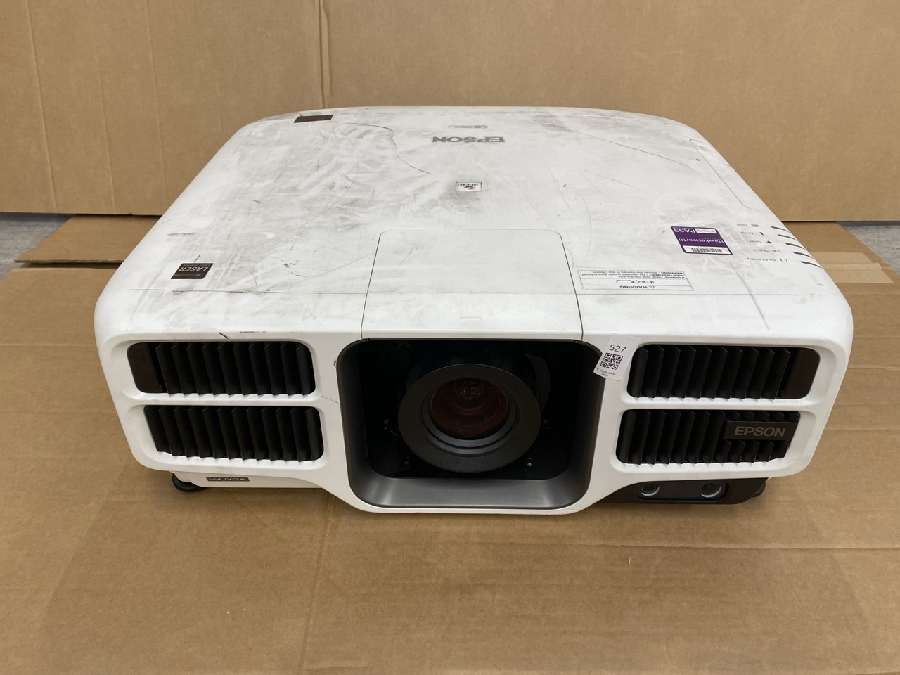 Lot 527  
            Edinburgh SR33 - Delivery Only 

                
EPSON EB-L1200U PROJECTOR: LOCATION - F RACK