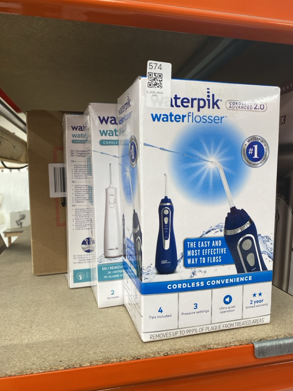 Lot 574  
            Edinburgh SR33 - Delivery Only 

                
QUANTITY OF HEALTH & BEAUTY ITEMS TO INCLUDE WATERPIK CORDLESS ADVANCED WATER FLO...