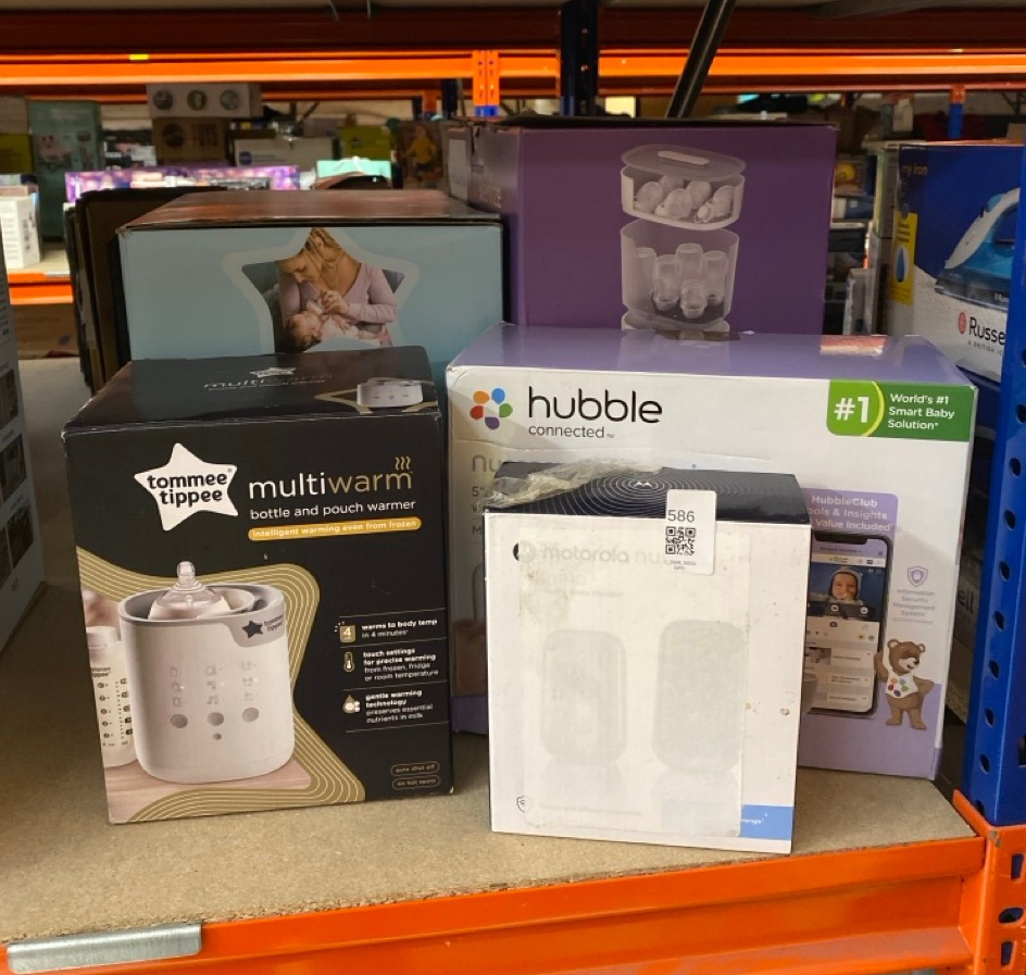 Lot 586  
            Edinburgh SR33 - Delivery Only 

                
QUANTITY OF BABY & TODDLER ITEMS TO INCLUDE TOMMEE TIPPEE MULTI WARM BOTTLE AND P...