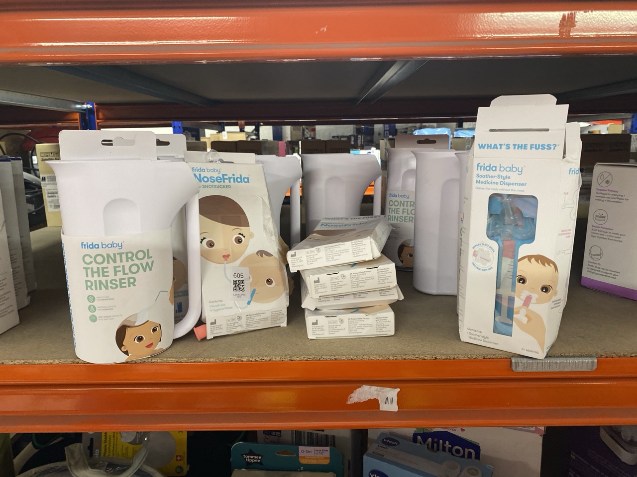 Lot 605  
            Edinburgh SR33 - Delivery Only 

                
QUANTITY OF BABY & TODDLER ITEMS TO INCLUDE FRIDABABY CONTROL THE FLOW BATH RINSE...