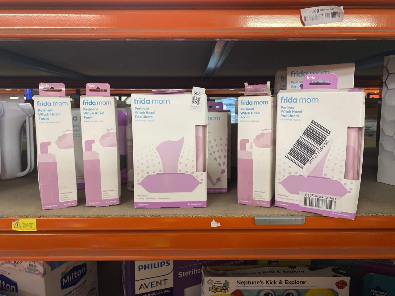 Lot 606  
            Edinburgh SR33 - Delivery Only 

                
QUANTITY OF HEALTH & BEAUTY ITEMS TO INCLUDE FRIDA MOM WITCH HAZEL PERINEAL HEALI...