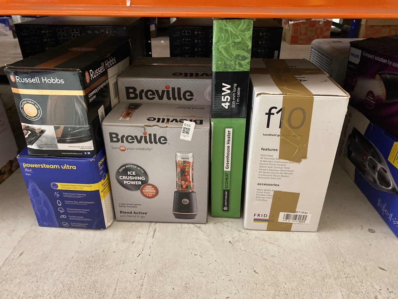 Lot 616  
            Edinburgh SR33 - Delivery Only 

                
QUANTITY OF KITCHEN & APPLIANCES ITEMS TO INCLUDE BREVILLE BLEND ACTIVE PERSONAL ...
