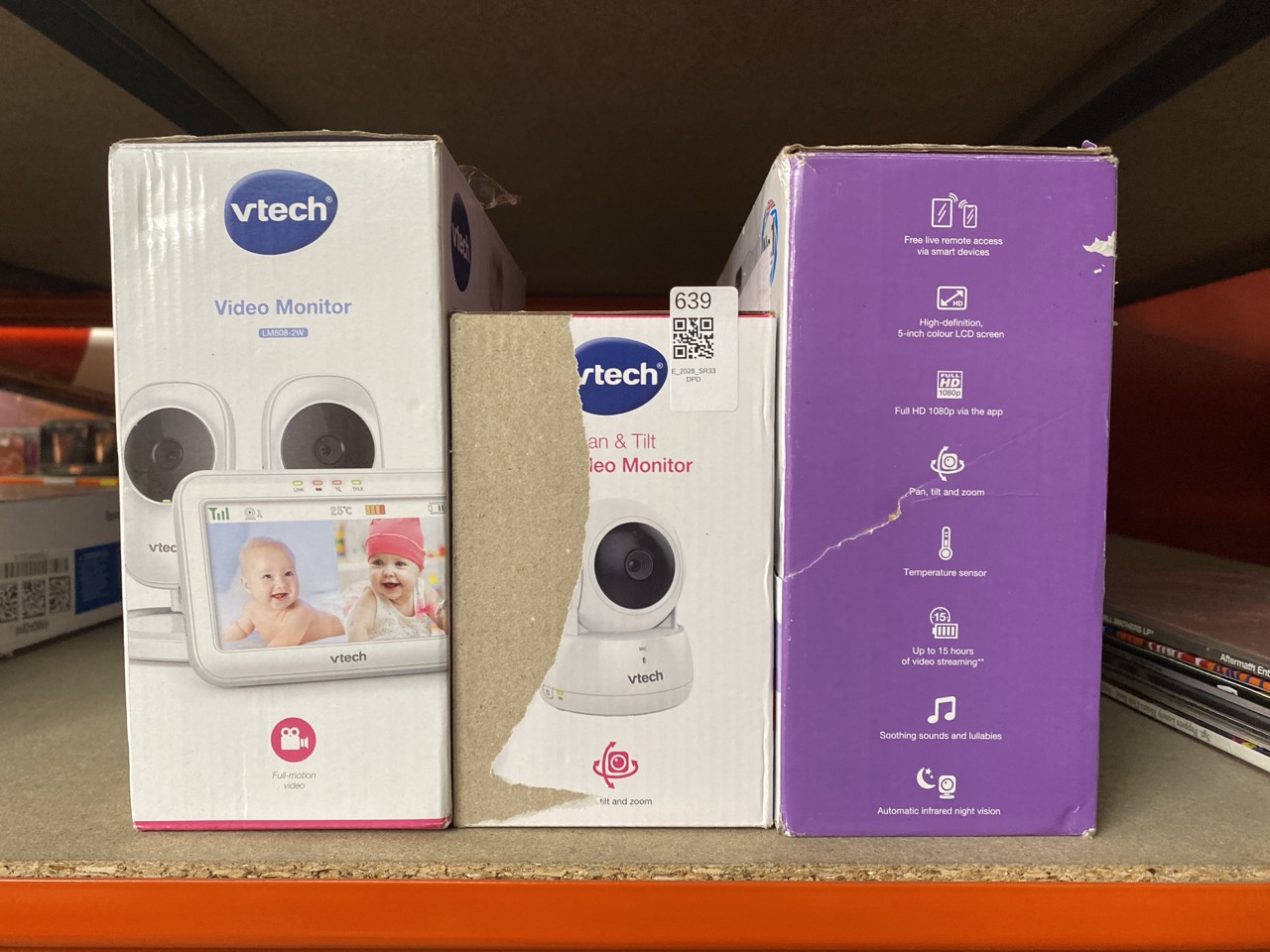 Lot 639  
            Edinburgh SR33 - Delivery Only 

                
QUANTITY OF BABY & TODDLER ITEMS TO INCLUDE VTECH LM808-2W BABY MONITOR WITH 2 CA...