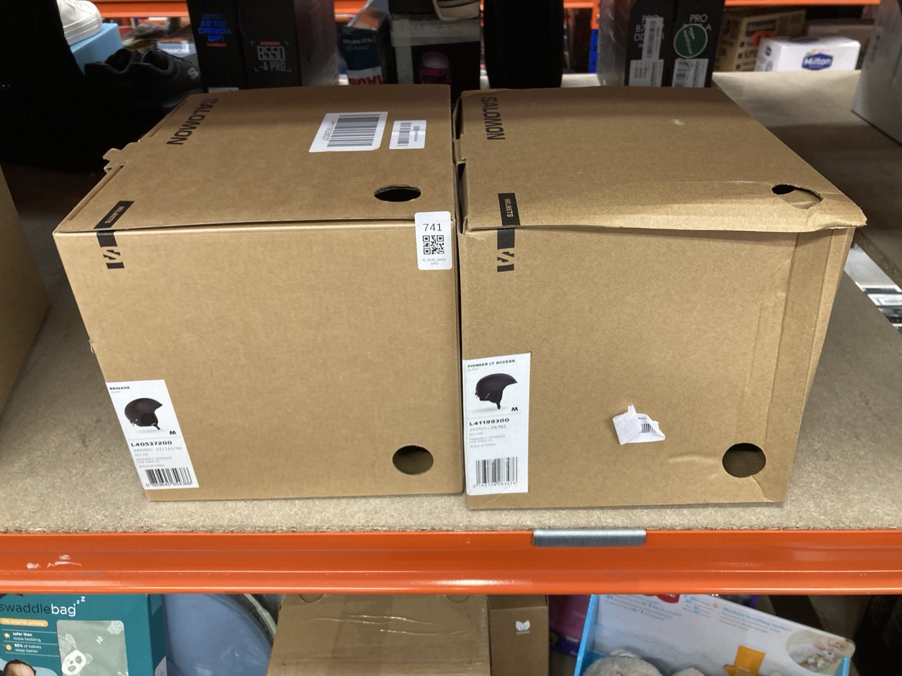 Lot 741  
            Edinburgh SR33 - Delivery Only 

                
SALOMON MEN'S SKI AND SNOWBOARD HELMET ABS SHELL EPS 4D LINER HEAD CIRCUMFERENCE ...