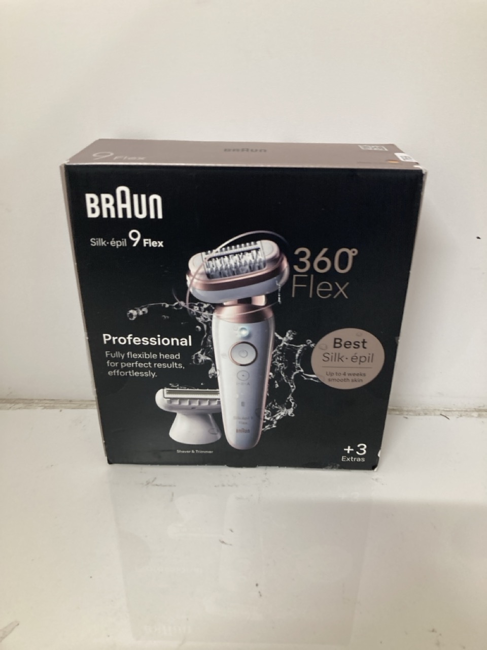 Lot 769  
            Edinburgh SR33 - Delivery Only 

                
BRAUN SILK-ÉPIL 9 FLEX, EPILATOR WITH 360 DEGREE FLEXIBLE HEAD FOR EASY HAIR REMO...