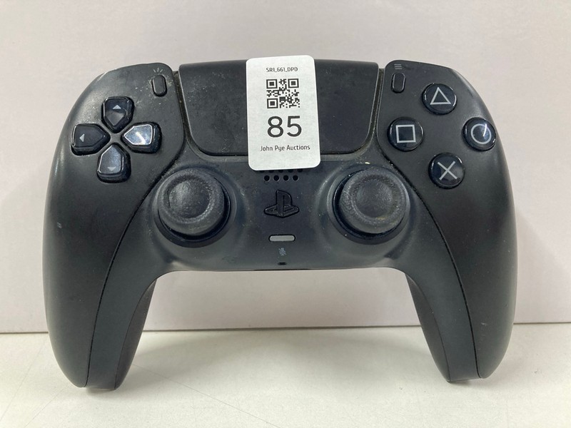 Lot 85  
            Nottingham SR1 - Delivery Only 

                
SONY PLAYSTATION 5 DUAL SENSE WIRELESS CONTROLLER - MIDNIGHT BLACK - ORIGINAL RRP...