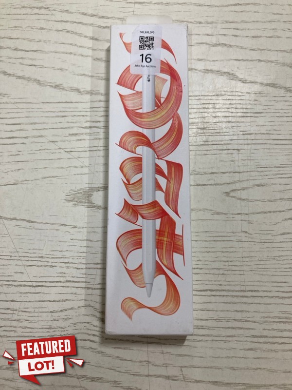Lot 16  
            Nottingham SR2 - Delivery Only 

                
APPLE PENCIL PRO MODEL: A2538 ORIGINAL RRP: £129.00