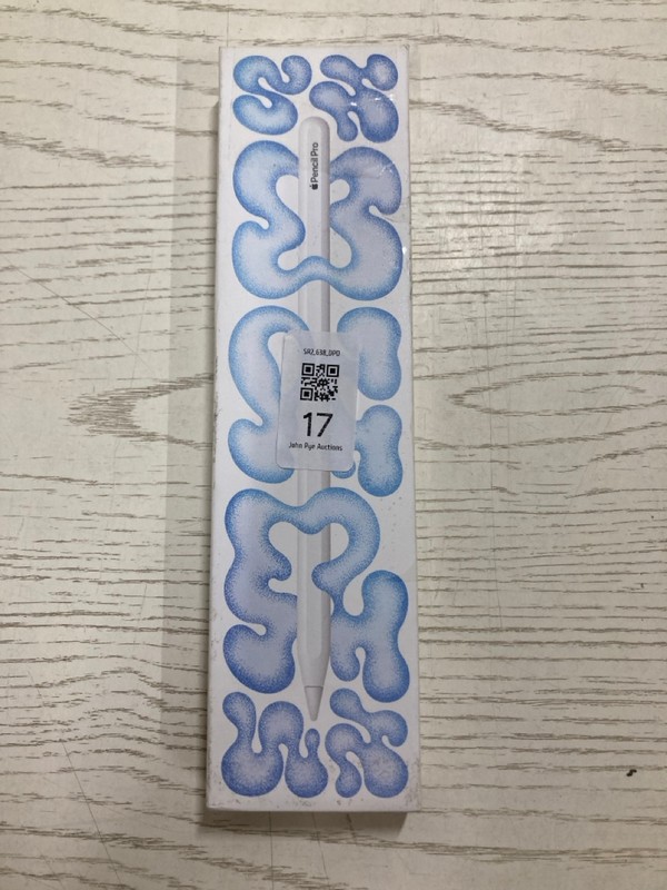 Lot 17  
            Nottingham SR2 - Delivery Only 

                
APPLE PENCIL PRO MODEL: A2538 ORIGINAL RRP: £129.00