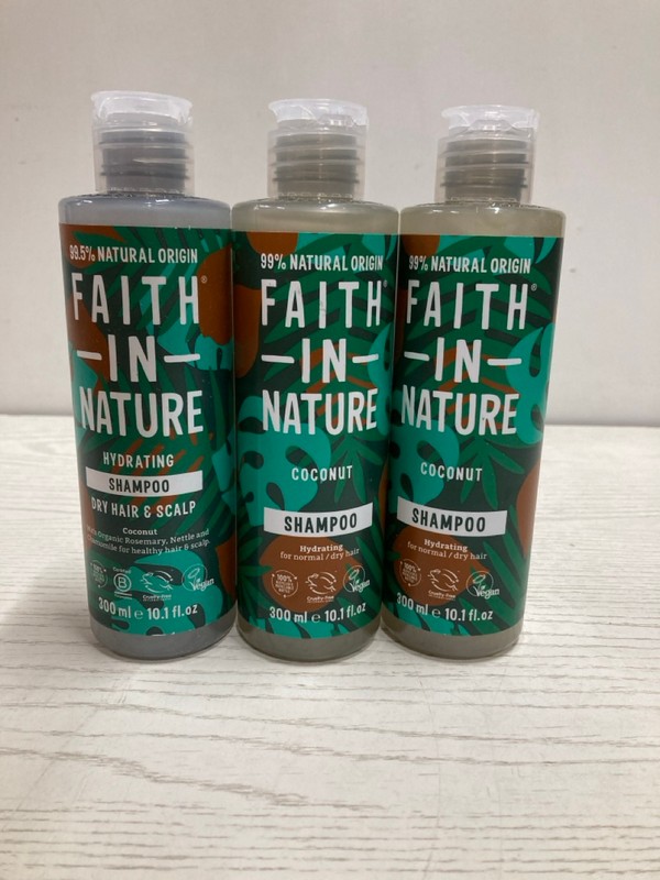 Lot 349  
            Nottingham SR2 - Delivery Only 

                
BOX OF FAITH IN NATURE COCONUT SHAMPOO