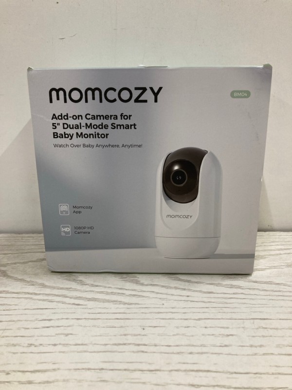 Lot 34  
            Nottingham SR2 - Delivery Only 

                
MOMCOZY ADD-ON CAMERA FOR 5" DUAL-MODE SMART BABY MONITOR ORIGINAL RRP: £99.00