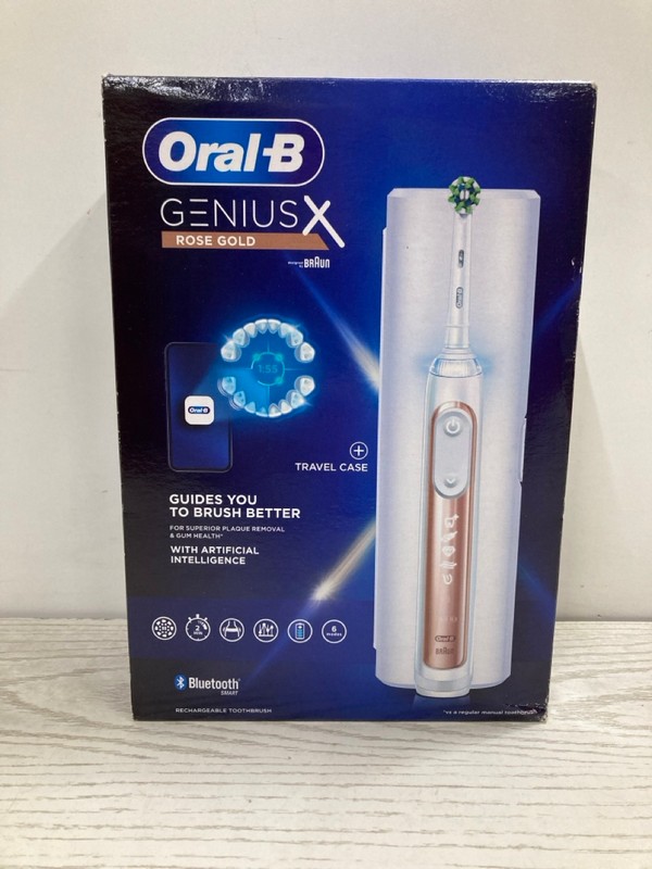 Lot 38  
            Nottingham SR2 - Delivery Only 

                
ORAL B GENIUS X ELECTRIC TOOTHBRUSH