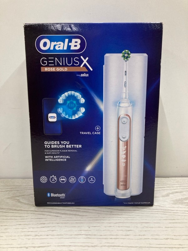 Lot 39  
            Nottingham SR2 - Delivery Only 

                
ORAL B GENIUS X ELECTRIC TOOTHBRUSH