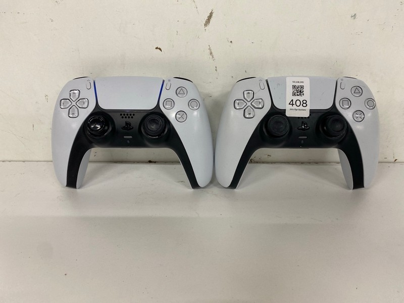 Lot 408  
            Nottingham SR2 - Delivery Only 

                
2 X SONY PLAYSTATION 5 DUAL SENSE WIRELESS CONTROLLER