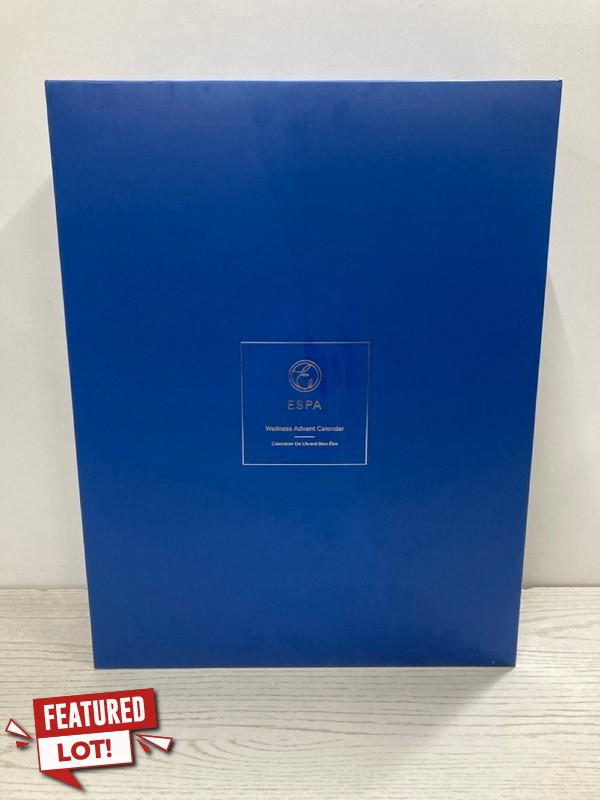 Lot 40  
            Nottingham SR2 - Delivery Only 

                
ESPA WELLNESS ADVENT CALENDAR ORIGINAL RRP: £175.00