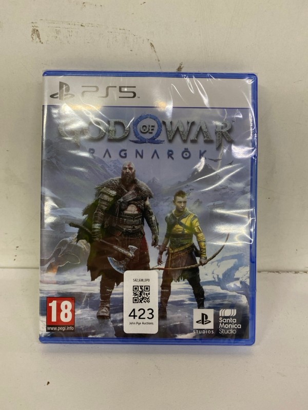 Lot 423  
            Nottingham SR2 - Delivery Only 

                
PLAYSTATION 5 GOD OF WAR RAGNAROK (18+ ID REQUIRED)