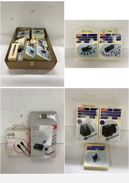 Lot 433  
            Nottingham SR2 - Delivery Only 

                
BOX OF ITEMS INC GOJI USB C TO USB C CABLE