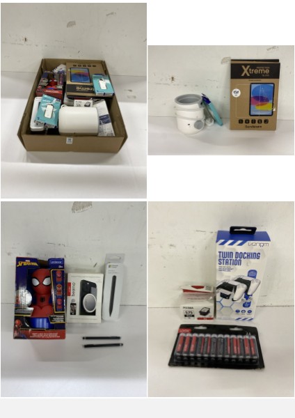 Lot 439  
            Nottingham SR2 - Delivery Only 

                
BOX OF ITEMS INC TABLET PROTECTOR SCREEN