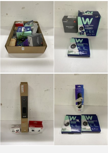 Lot 440  
            Nottingham SR2 - Delivery Only 

                
BOX OF ITEMS INC W PRO WASHING MACHINE KIT