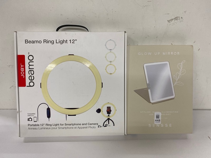 Lot 448  
            Nottingham SR2 - Delivery Only 

                
2 X ITEMS INC GLOW UP MIRROR