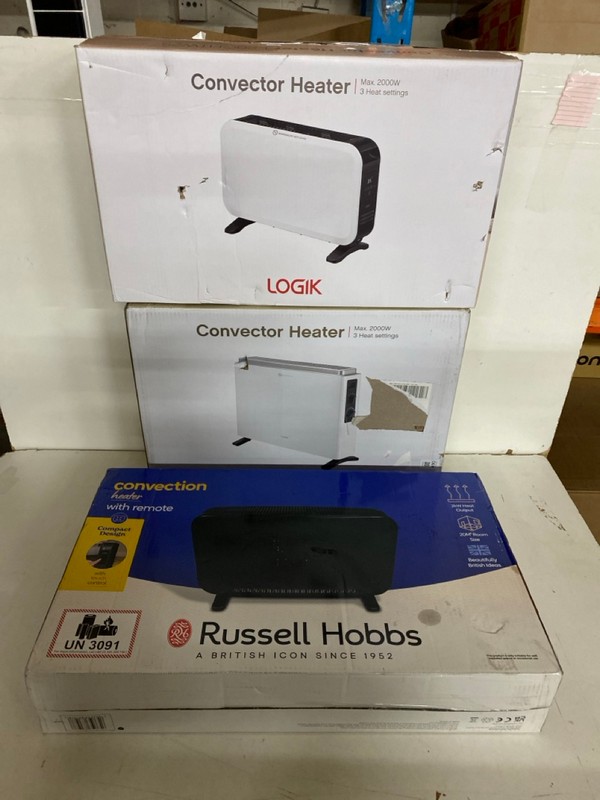 Lot 490  
            Nottingham SR2 - Delivery Only 

                
3 X HHEATERS INC LOGIK CONVECTOR HEATER