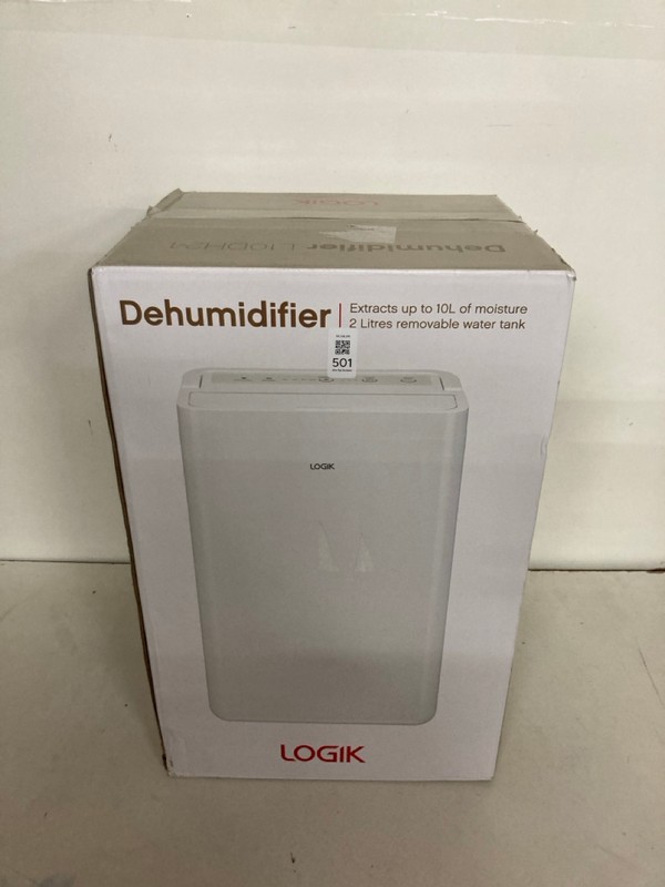 Lot 501  
            Nottingham SR2 - Delivery Only 

                
LOGIK DEHUMIDIFIER 10L