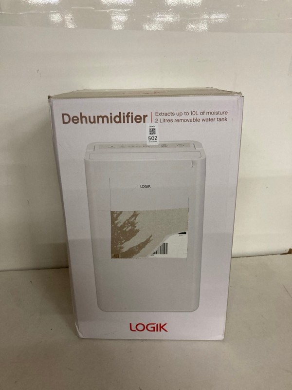 Lot 502  
            Nottingham SR2 - Delivery Only 

                
LOGIK DEHUMIDIFIER 10L