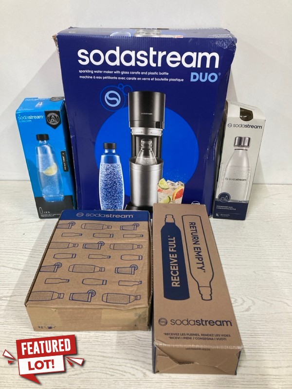 Lot 50  
            Nottingham SR2 - Delivery Only 

                
SODASTREAM DUO BUNDLE