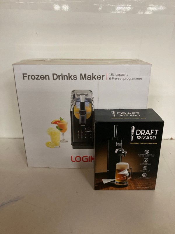 Lot 518  
            Nottingham SR2 - Delivery Only 

                
2 X KITCHEN ITEMS INC LOGIK FROZEN DRINKS MAKER