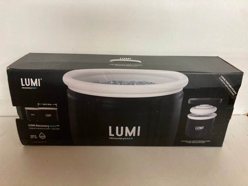 Lot 526  
            Nottingham SR2 - Delivery Only 

                
LUMI RECOVERY MAX ICE BATH