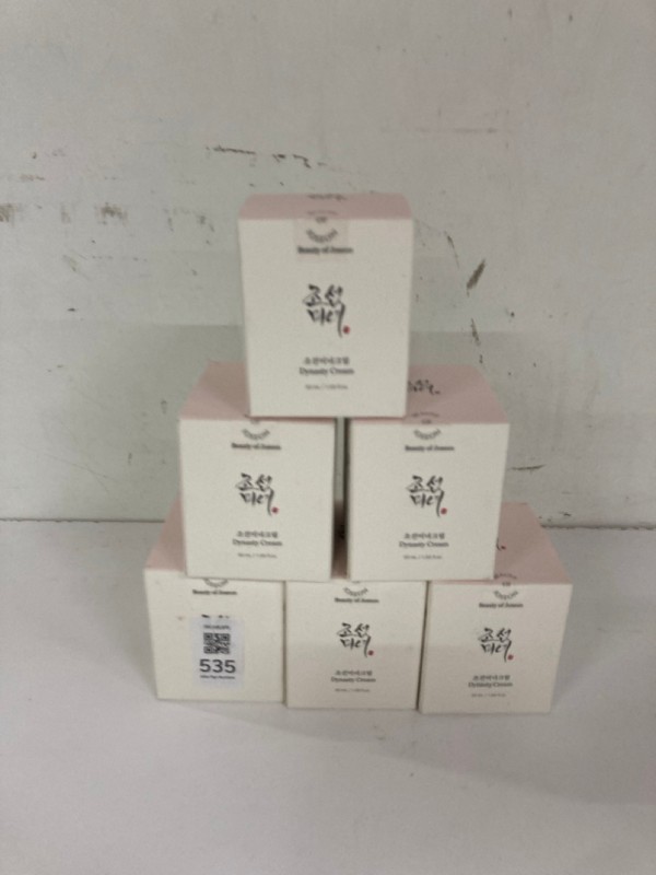 Lot 535  
            Nottingham SR2 - Delivery Only 

                
6 X BEAUTY OF JOSEON DYNASTY CREAM