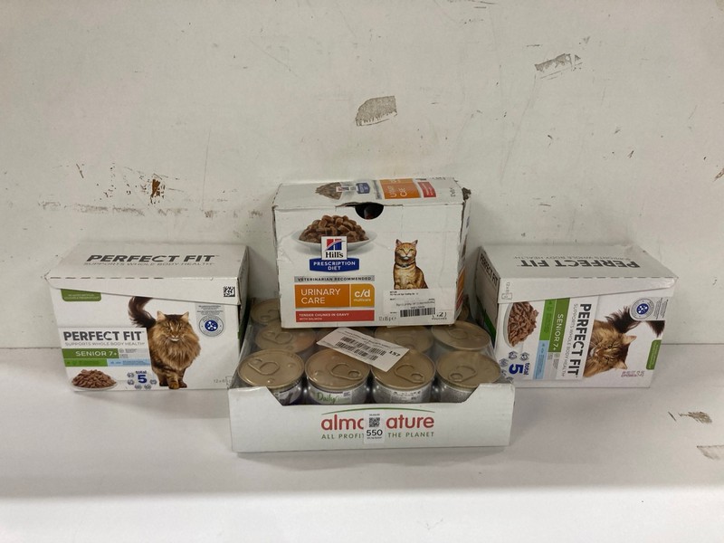 Lot 550  
            Nottingham SR2 - Delivery Only 

                
4 X CAT FOOD ITEMS INC PERFECT FIT CAT FOOD (BBE: 02/27)