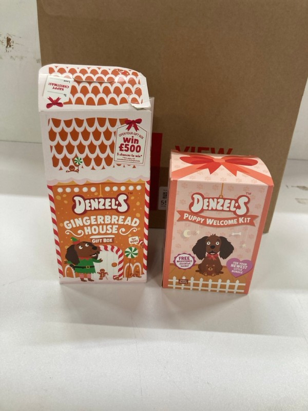 Lot 552  
            Nottingham SR2 - Delivery Only 

                
BOX OF DENZEL'S ITEMS INC PUPPY WELCOME KIT (BBE: 04/27)