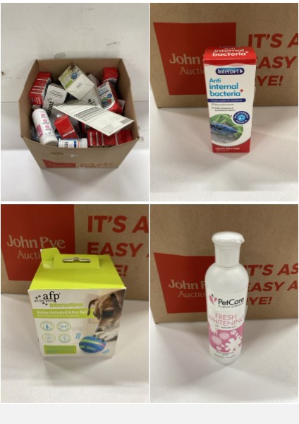 Lot 555  
            Nottingham SR2 - Delivery Only 

                
BOX OF ITEMS INC TOOTHBRUSH & TOOTHPASTE BEAPHAR