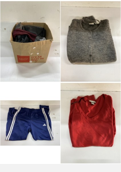 Lot 565  
            Nottingham SR2 - Delivery Only 

                
BOX OF CLOTHING IN VARIOUS SIZES & DESIGNS