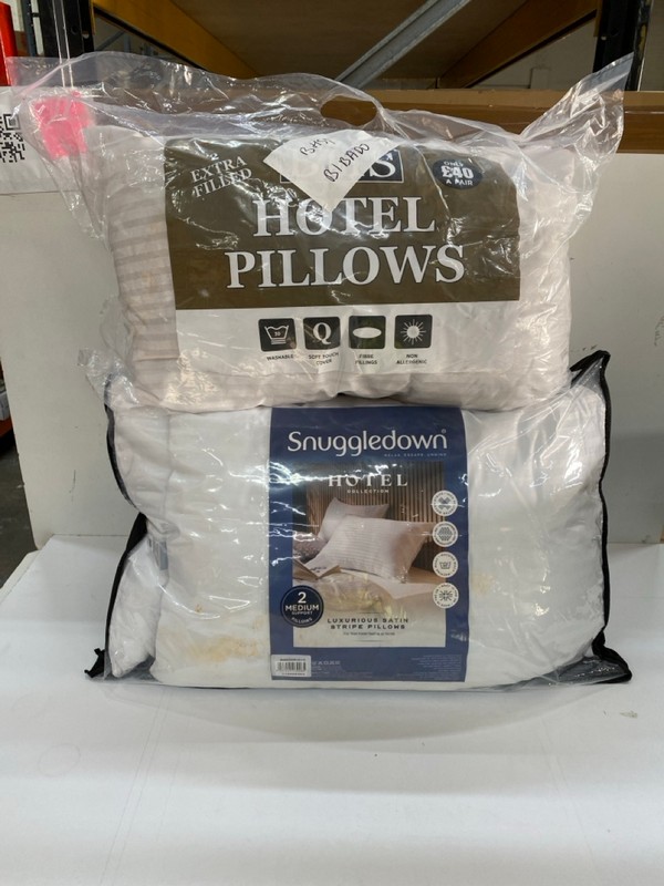 Lot 608  
            Nottingham SR2 - Delivery Only 

                
BHS HOTEL PILLOW SET & SNUGGLEDOWN HOTEL COLLECTION PILLOW SET