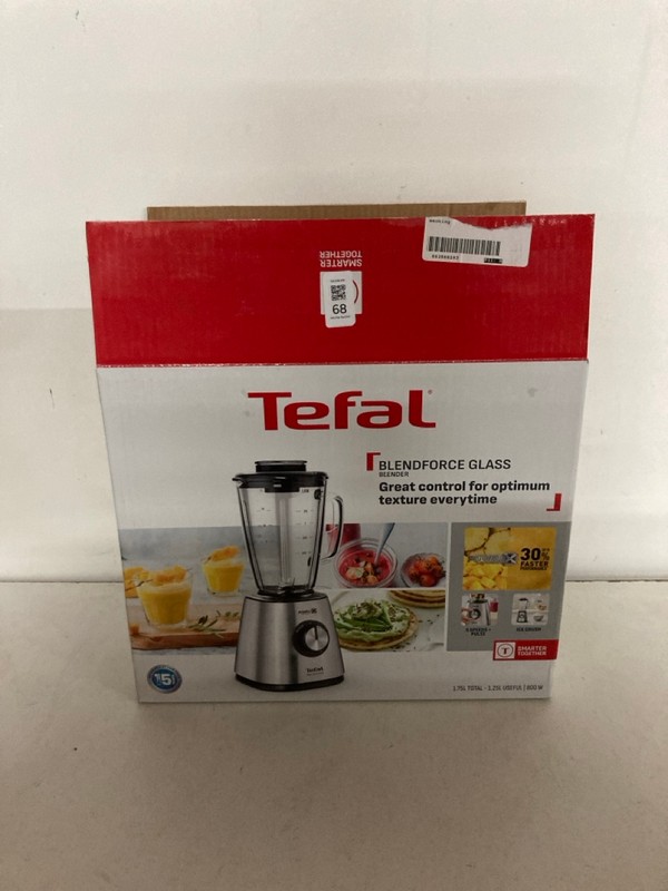 Lot 68  
            Nottingham SR2 - Delivery Only 

                
TEFAL BLENDFORCE GLASS BLENDER
