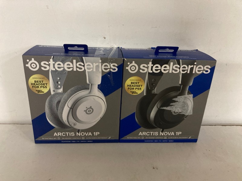 Lot 76  
            Nottingham SR2 - Delivery Only 

                
2 X STEELSERIES ARCTIS NOVA 1P HEADSET