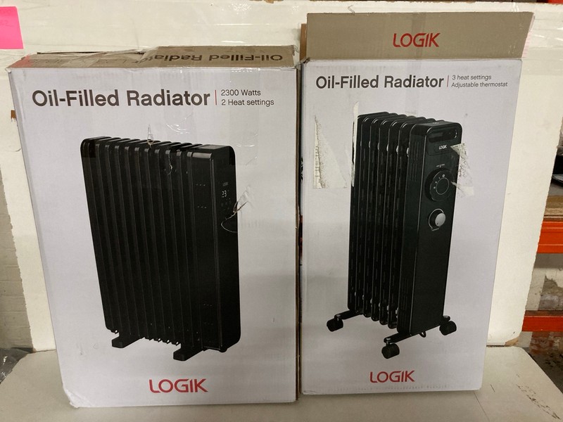 Lot 78  
            Nottingham SR2 - Delivery Only 

                
2 X LOGIK OIL FILLED RADIATORS