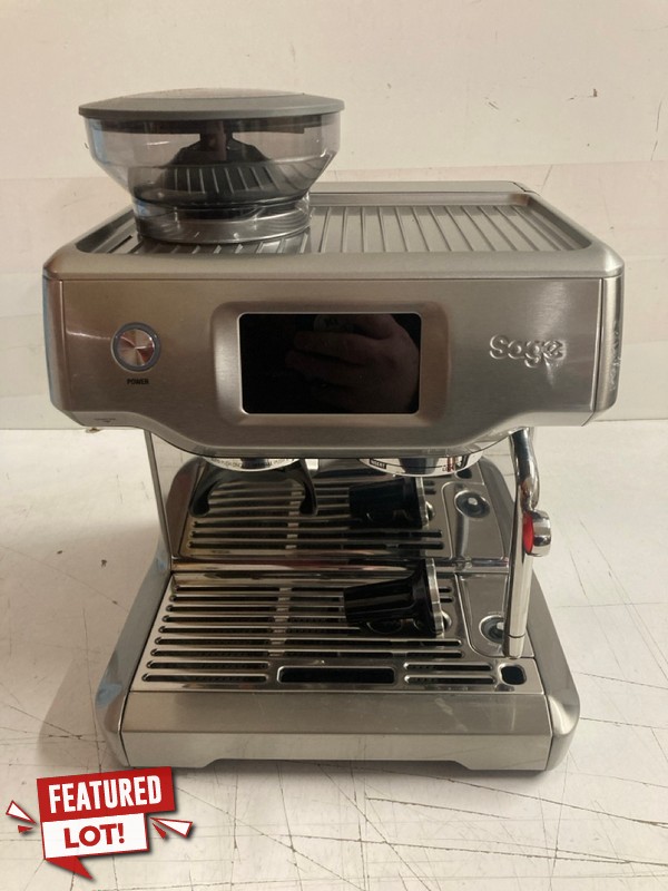 Lot 19  
            Nottingham SR3 - Delivery Only 

                
SAGE THE BARISTA TOUCH EXPRESS BEAN TO CUP COFFEE MACHINE ORIGINAL RRP £709