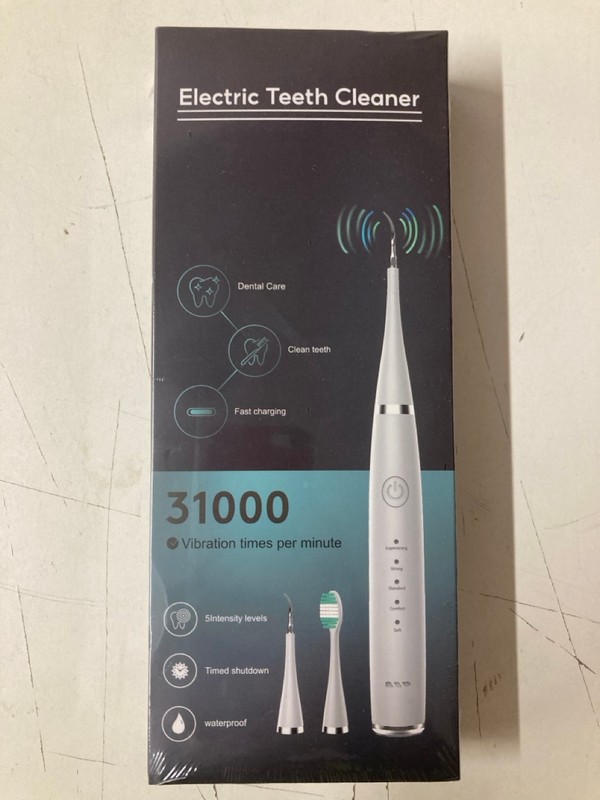 Lot 226  
            Nottingham SR3 - Delivery Only 

                
ELECTRIC TEETH CLEANER (SEALED)