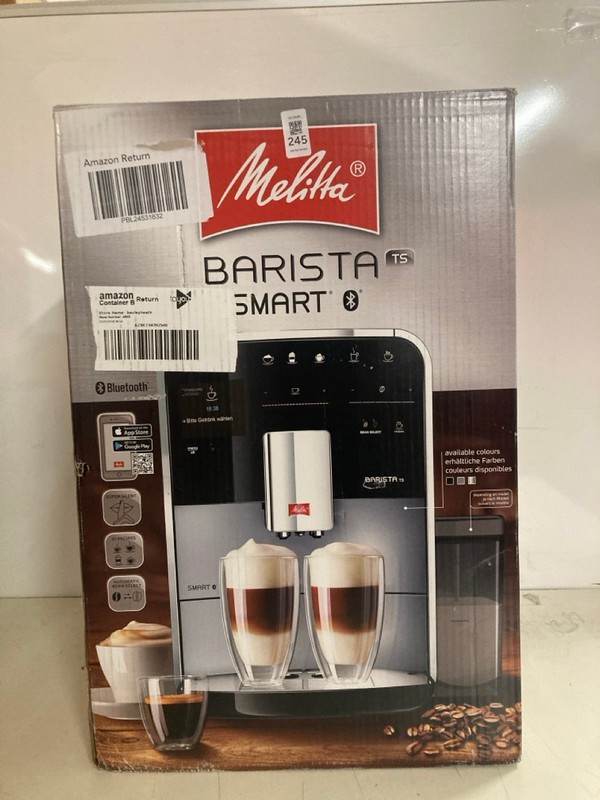 Lot 245  
            Nottingham SR3 - Delivery Only 

                
MELITTA BARISTA TS SMART ESPRESSO MACHINE