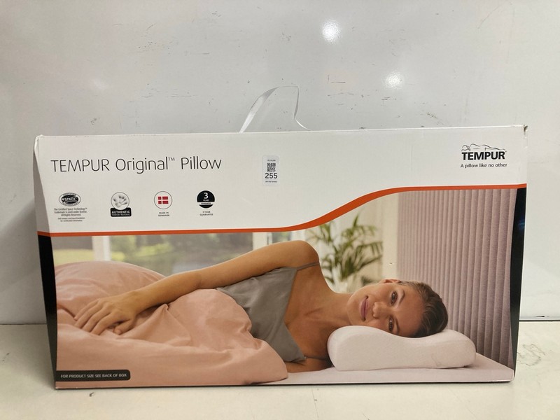Lot 255  
            Nottingham SR3 - Delivery Only 

                
TEMPUR ORIGINAL PILLOW